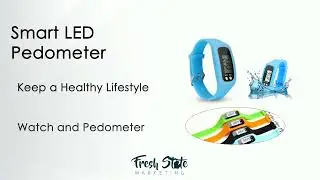 Smart LED Pedometer Watch - Fresh State Marketing - Promotional Products