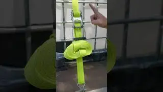 Spanngurt Enden befestigen Trick 👍 Ratchet strap tail trick