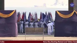 Navy Day Beating Retreat and Tattoo Ceremony at Mumbai's Gateway of India