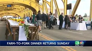 Sacramento&rsquo;s Farm-to-Fork dinner returns Sunday