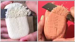 3X Speed Satisfying Soft Soap Cutting ASMR