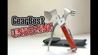 Unboxing Multifunction Outdoor Emergency Survival Kit - AXE from Gearbest.com