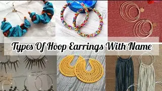 Types of hoop earrings with names/Different types of hoop earrings with name/#trendygirlneeti #hoop