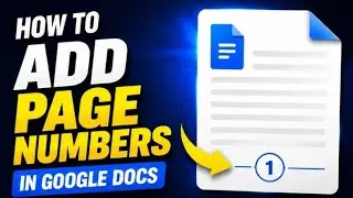 How to Add Page Numbers in Google Docs