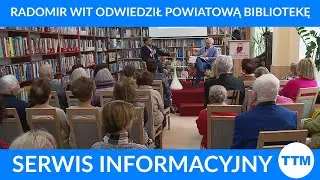 Radomir Wit odwiedził powiatową bibliotekę #ttm