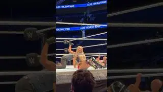 Liv Morgan trolling her own Shoulder WWE Live Holiday Tour