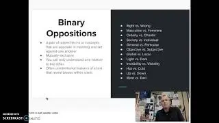 Contrasts and Binary Oppositions - APLIT