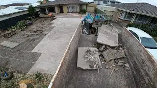 How almost 300 Metres of CONCRETE gets removed - Concrete Removal - Reupload