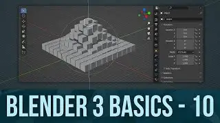BLENDER BASICS 10: Pivot Points, Snapping, and Proportional Editing