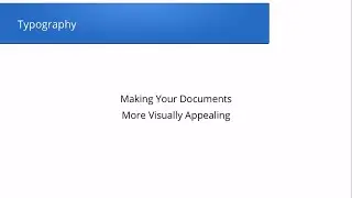 TWW20 | Making Your Documents More Visualy Appealing - Miroslav Jindra | CZ.NIC