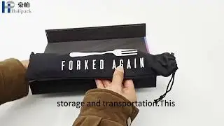 Unboxing the Cutlery Book Shaped Box | The Future of Tableware Packaging