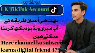 UK TikTok Account create Karen hi