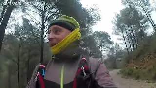 Ruta del Nevero Tuejar Cámara deportiva. 18-1-2026 Parte 1.