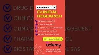 Best Online courses for Clinical Research | Clinical Research Certification| #clinicalresearch #ai