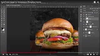 Mastering Food Poster Design | Photoshop Tutorial for Advertising | Adobe photoshop