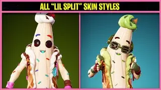ALL LIL SPLIT SKIN STYLES IN FORTNITE OG PASS