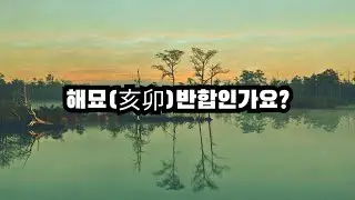 해묘(亥卯)반합이 되는 사주인가요?