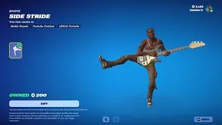 *NEW* TAKE THE L EMOTE | SIDE STRIDE EMOTE GAMEPLAY | FORTNITE #EpicPartner