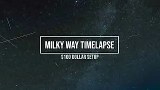 MilkyWay Timelapse with a Gopro During the April 2020 Lyrid meteor shower