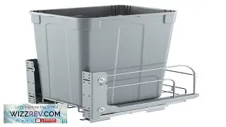 VEVOR 35QT Under Counter Trash Can  Soft Close Pullout Bin