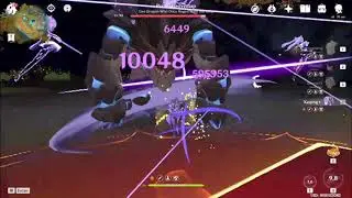 Genshin Impact: Keqing Final hit of 50k on her burst