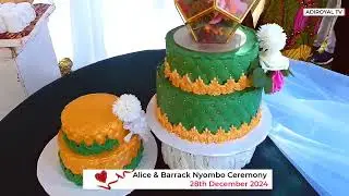 Alice and Barrack Nyombo ceremony