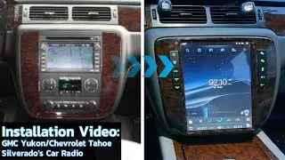 aoonav Installation Video for GMC Yukon/Chevrolet Tahoe Silverado 2007-2012 Car Radio Carplay