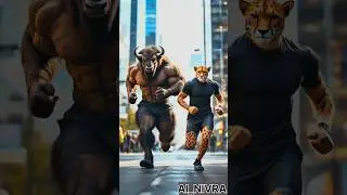 When Beasts Hit the Streets 🏃💥 #shorts #animals