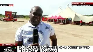 Latest on political parties campaigning in highly contested ward 10 in Moletjie, Polokwane