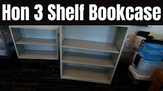 Hon 3 Shelf Metal Bookcase