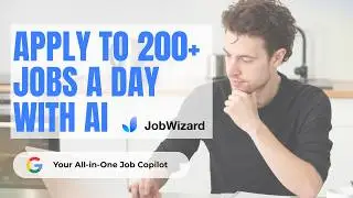 The Ultimate AI Job Application Tool &ndash; JobWizard Chrome Extension Demo