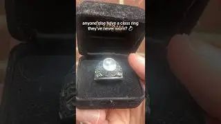 Anyone Wear Their Class Ring? 💍 #Nostalgia #HighSchool