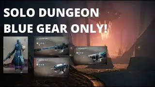 Destiny 2 Pit of Heresy Dungeon Final Boss Solo with Blue Gear Only #MOTW