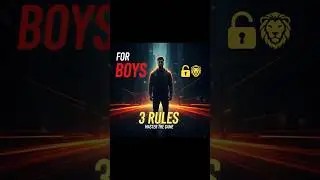 3 DARK RULES FOR BOYS 🤫 | 90% Log Ye Galti Karte Hain! #motivation #shorts