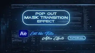 Fictic Style Character Pop Out Transition | After Effects Tutorial