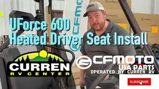 Heated Driver Seat Installation on a CFMoto UForce 600 - CFMotoUSAParts.com