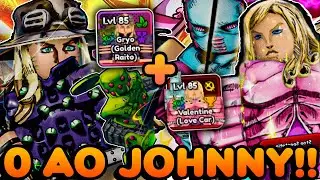 JÁ COMECEI DE JOHNNY GLITCHED!! TESTEI GYRO E VALENTINE EVO NO ANIME LAST STAND!!