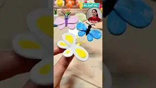 🦋 Super Light Clay Butterfly DIY  Easy & Cute Craft for Beginners!
