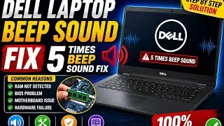 Dell laptop 3543 beep problem fix solution!! HOW TO BEEP 5 TIME SOUND ON START UP  LAPTOP 💯👌⚙️🔧