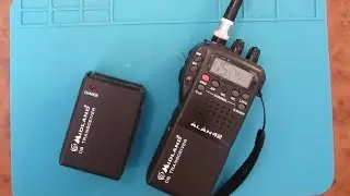 Радиостанция Midland ALAN 42 переделываю на аккумуляторы от электронных сигарет 