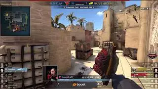 FaZe Guardian Sick 1v2 Clutch to Finish NaVi (Map2 Mirage ELEAGUE Major 2018 Semi-Final)