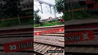 🐉 Hidden Beast Revealed! 🚆 #wag9 #indianrailways #trainspotting #trainlovers #viral