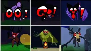 Owl Vs Ram Vs Bat Vs Deer - Who is SCARIEST? (99 Nights in the Forest)