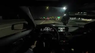 2015 C63 AMG POV Night Drive | NA V8