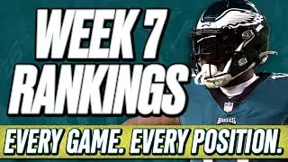 Week 7 Rankings | All Positions & All Games! | 2024 Fantasy Football Advice