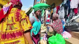Kumasi Ghana Africa market street walk