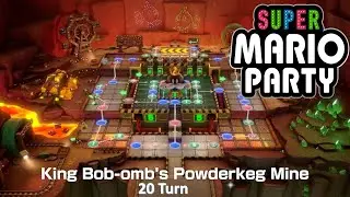 Super Mario Party I King Bob-omb's Powderkeg Mine I 20 Turn (Recommended Difficulty)