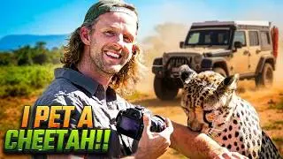 I PET A CHEETAH!!! - Namibia on Epic three year Africa circumnavigation!