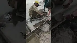 Ponding for Curing 💯#construction #youtubeshorts #ytshorts #shorts