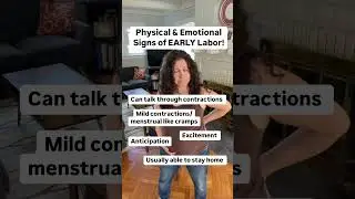 Early Signs of Labor & How To Navigate It #labor #birth